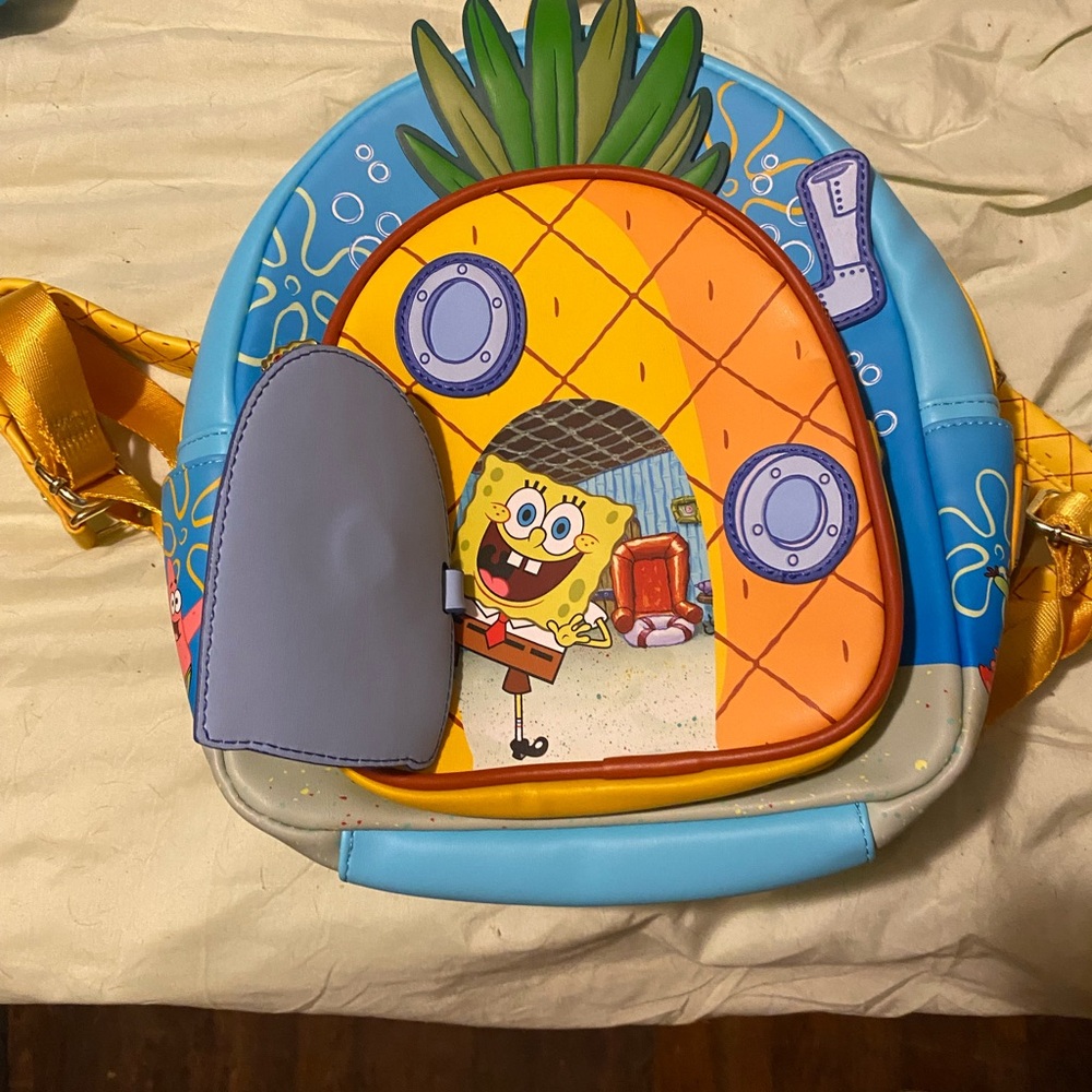 Spongebob Pineapple House loungefly mini Backpack